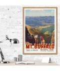 Retro Print | Mt Buffalo